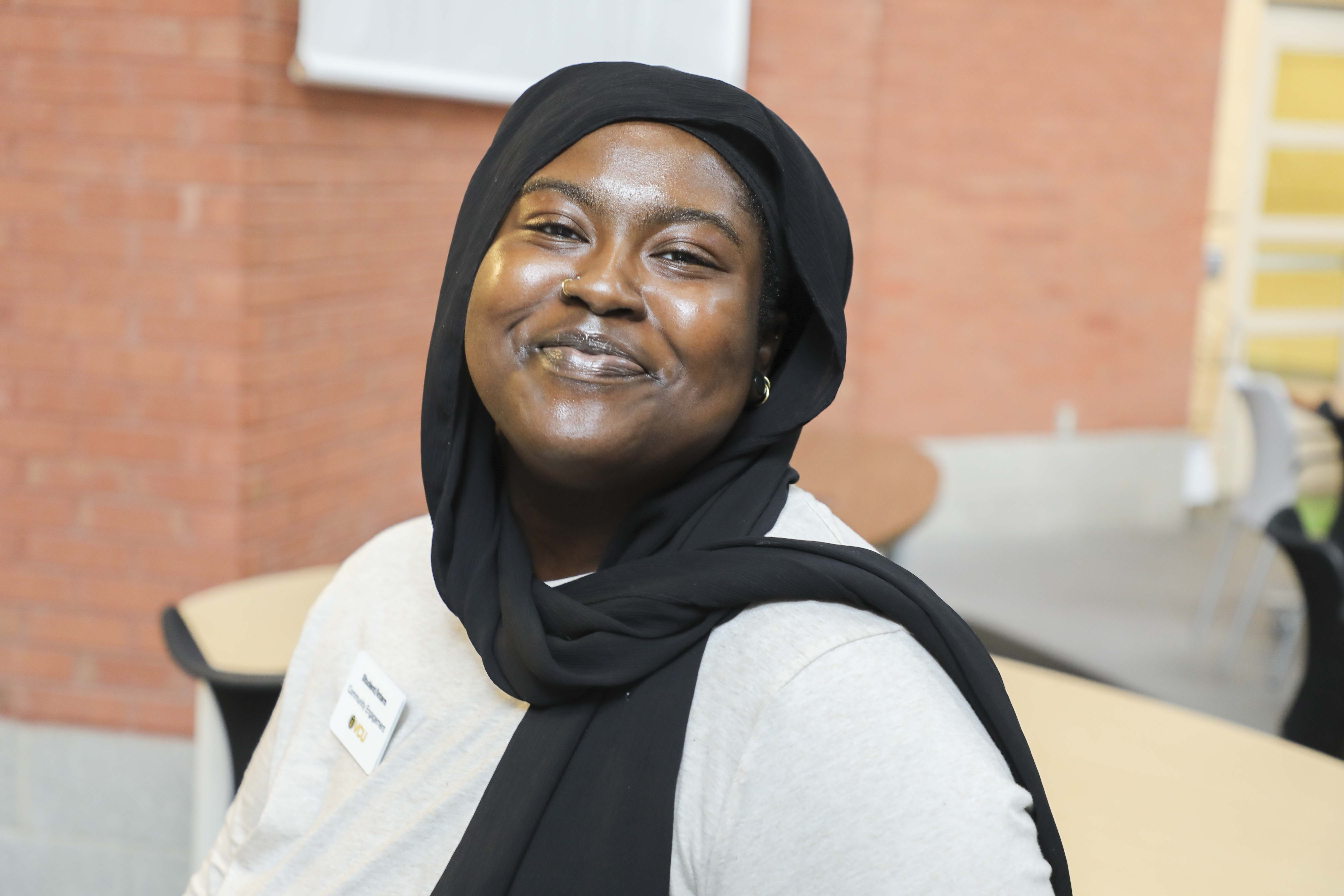 vcu student smiling