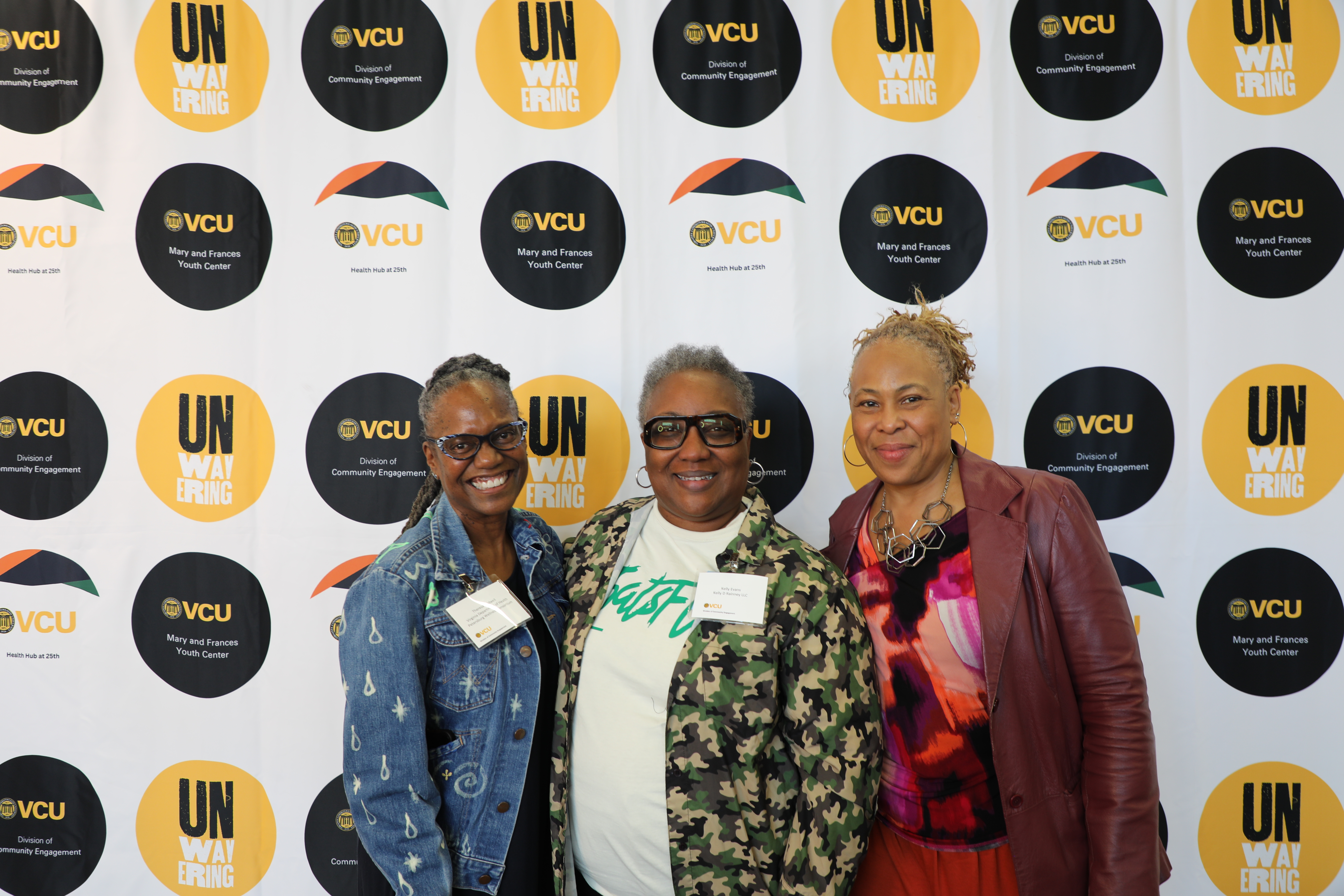 a group taking a photo