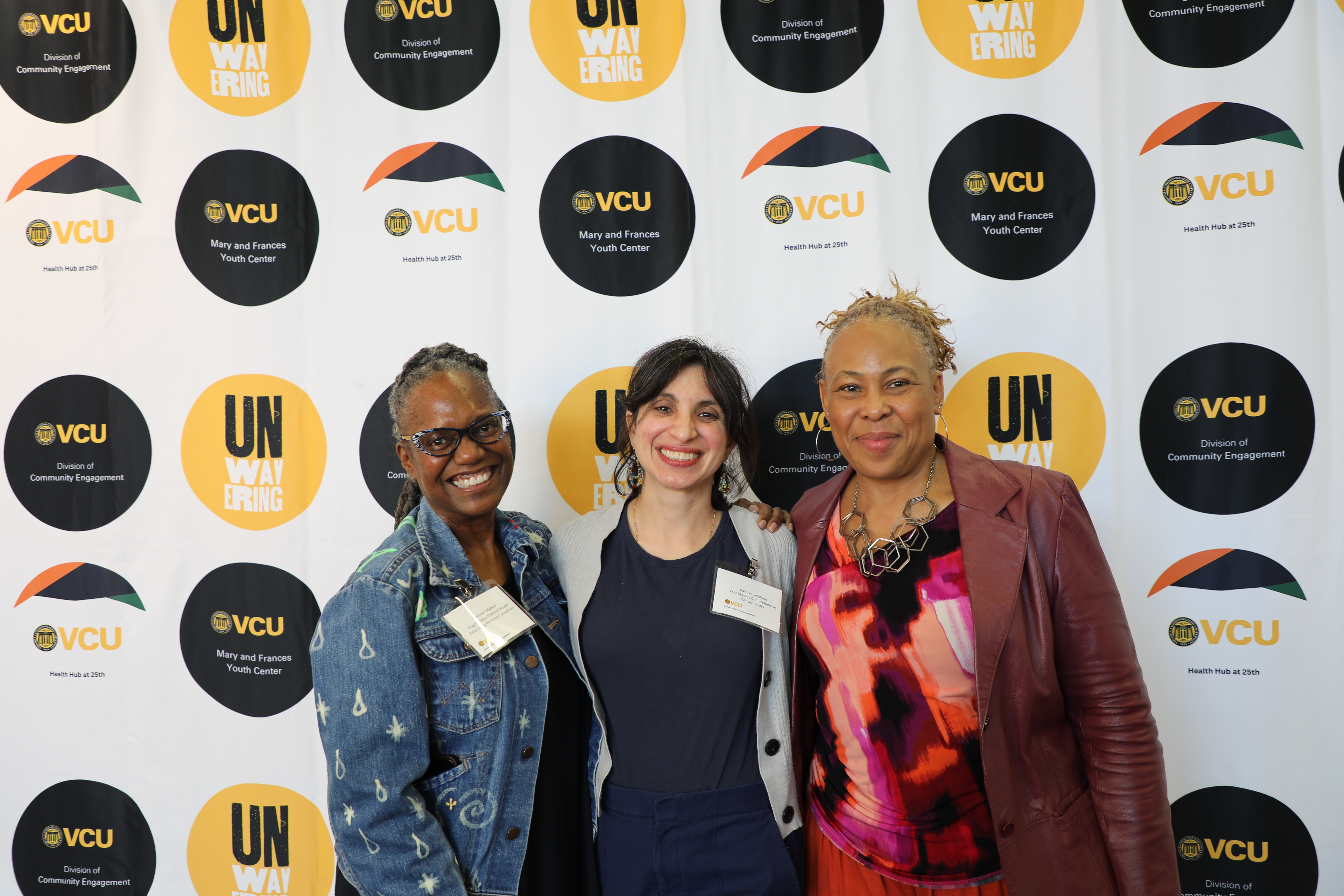 a group taking a photo