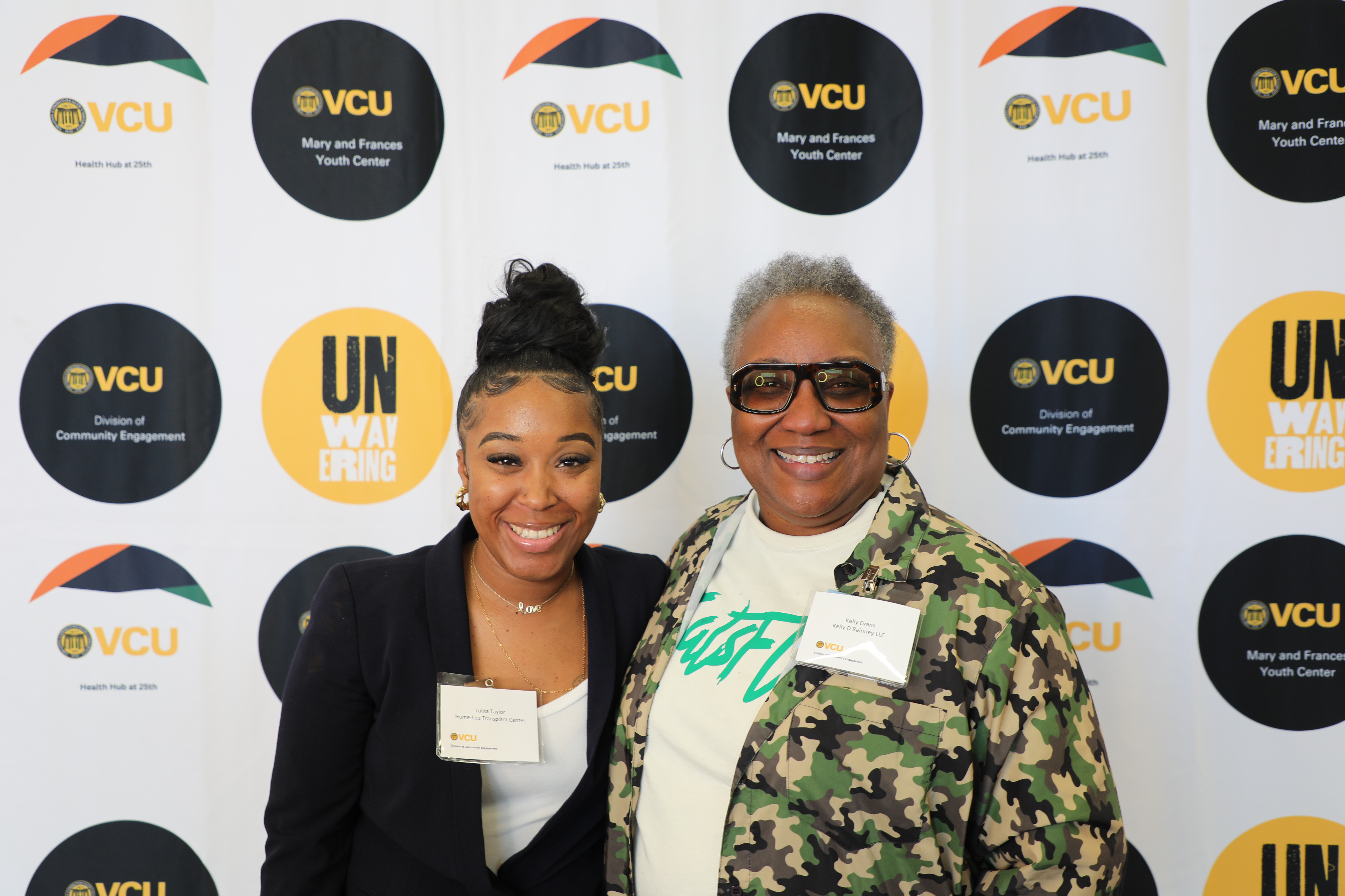 two women smiling for a photo
