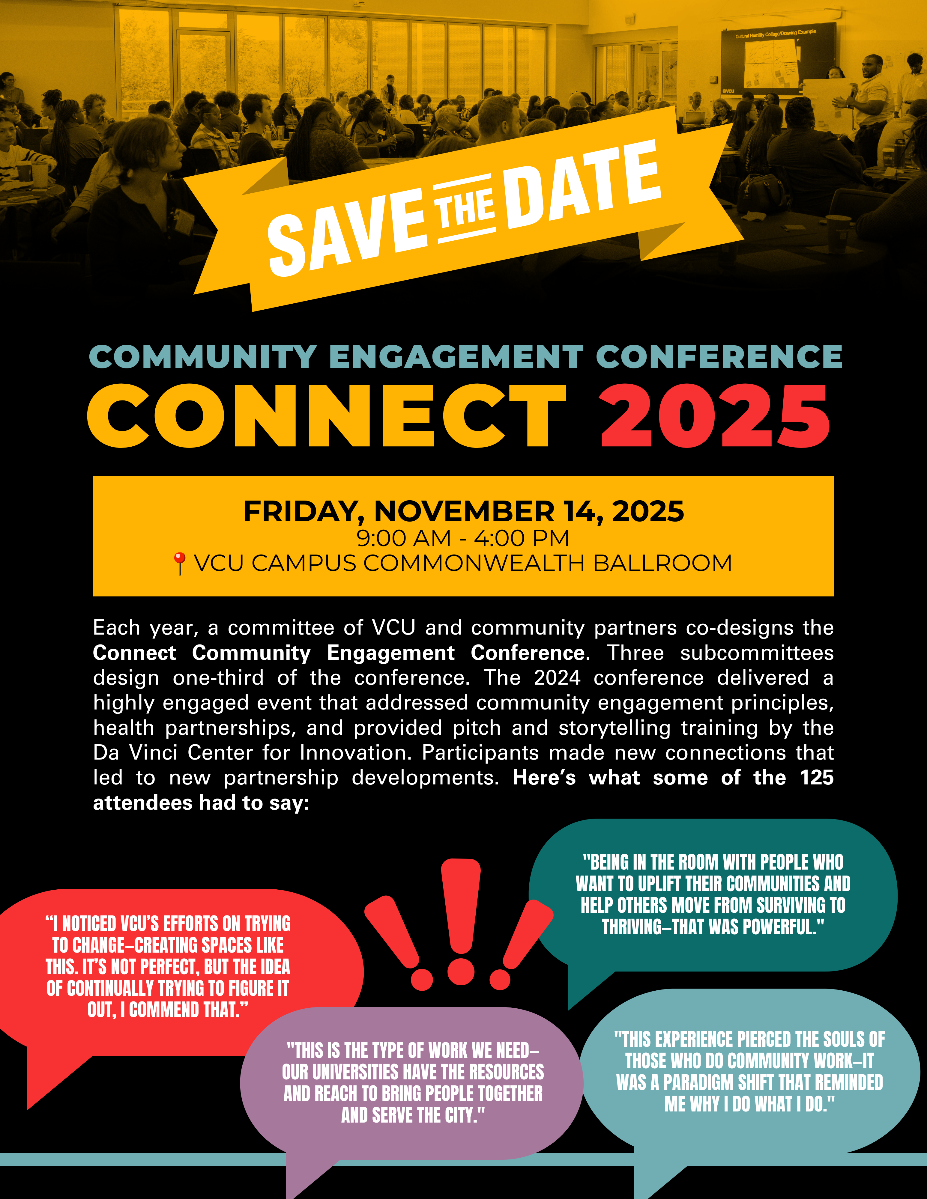 Community Engagement Conference Connect 2025 Friday November 14, 2025