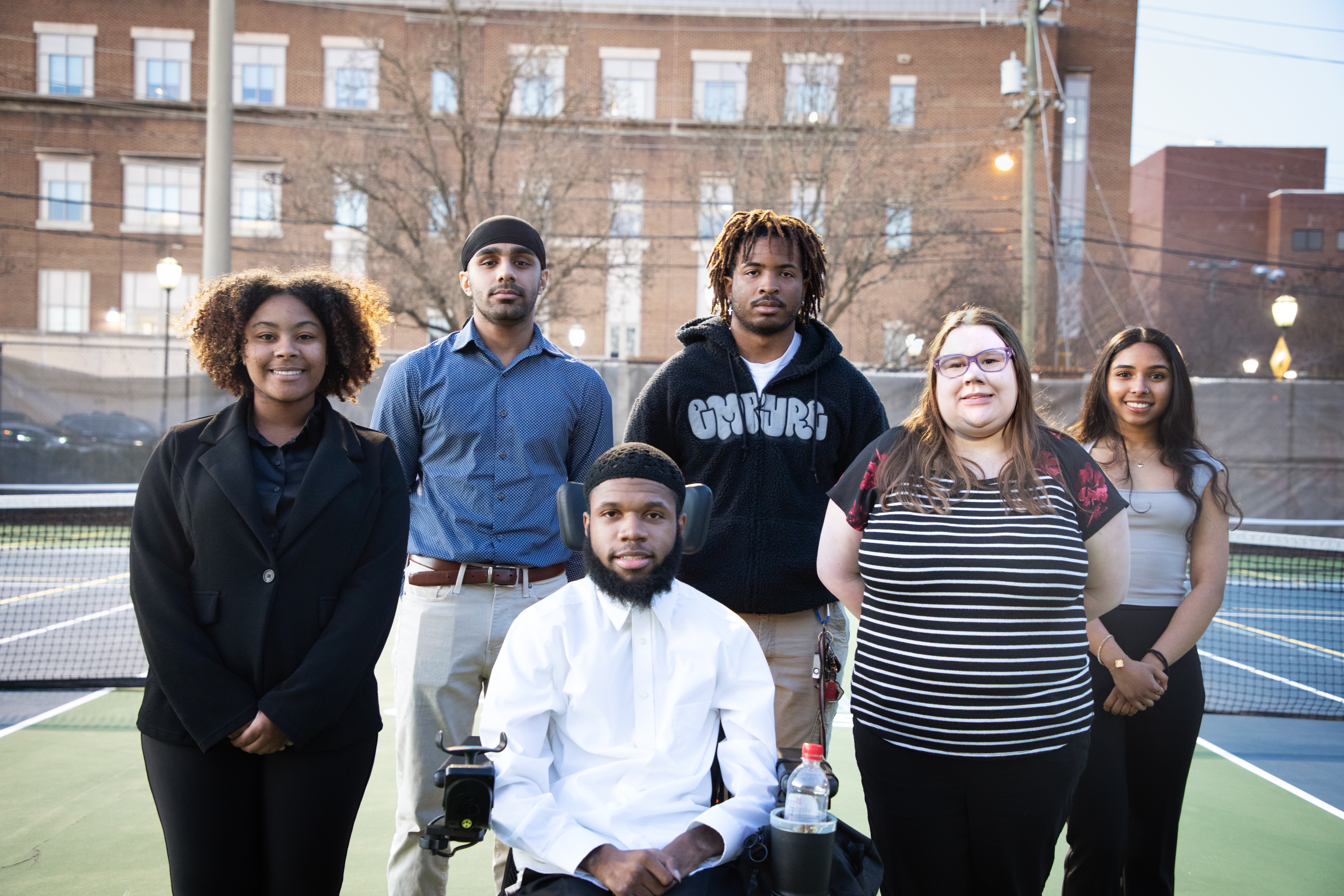 a group photo of student council members